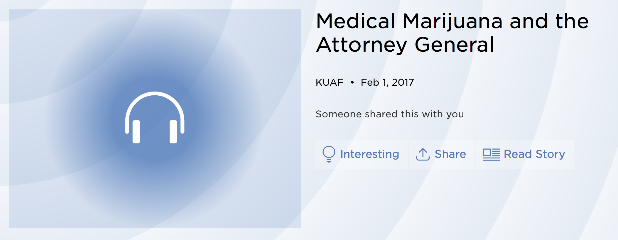 KUAF: Medical Marijuana and the Attorney General