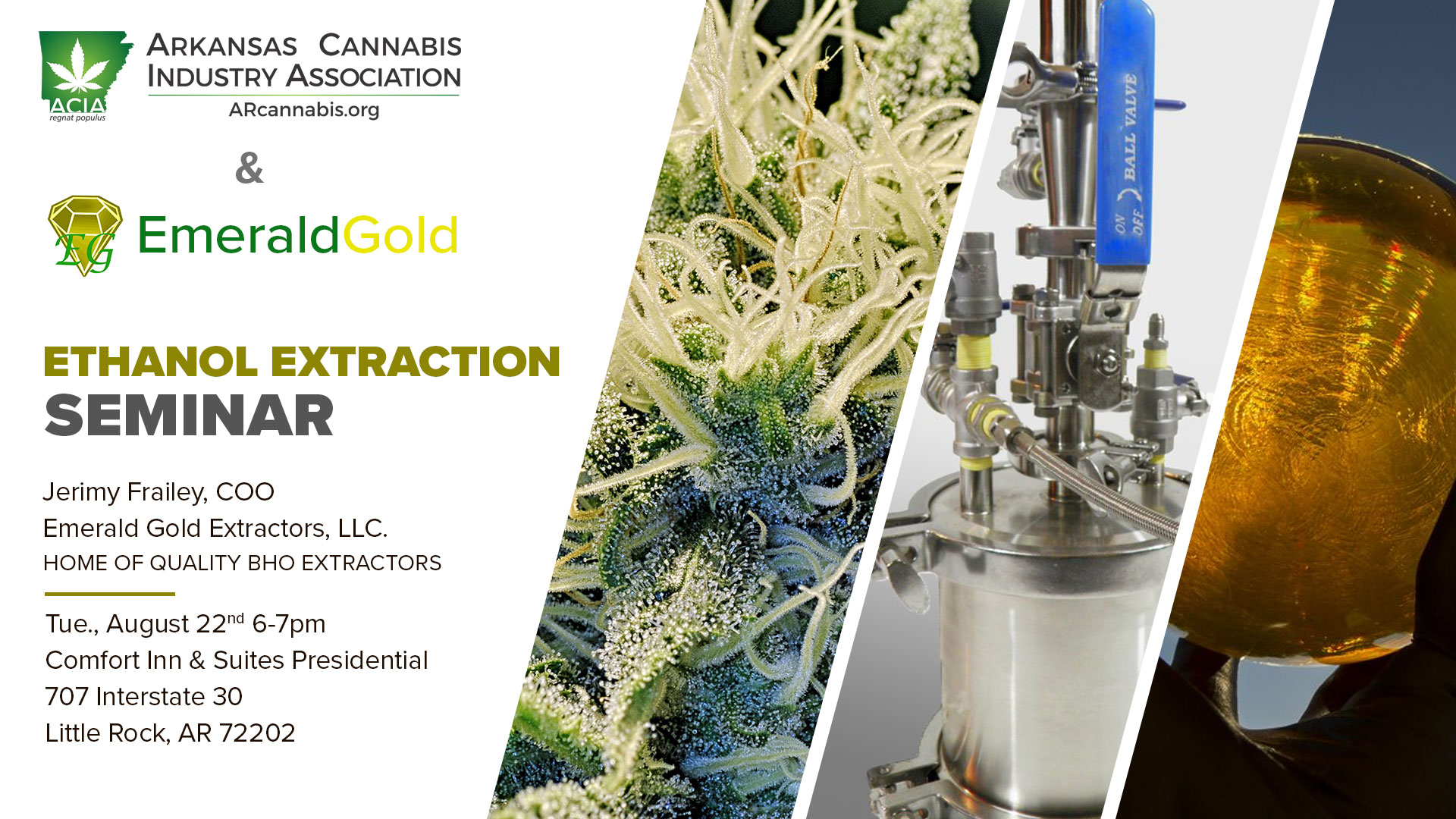 Ethanol Extraction Seminar – with Emerald Gold Extractors